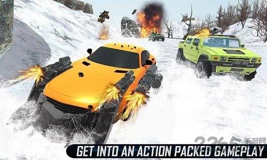 愤怒的死亡雪车无限金币内购版下载,愤怒的死亡雪车,驾驶游戏,竞速游戏